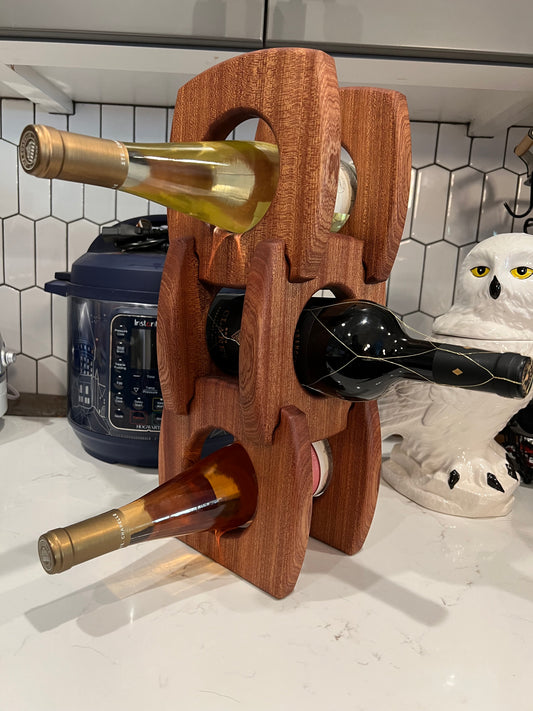 3 Bottle Wine Rack