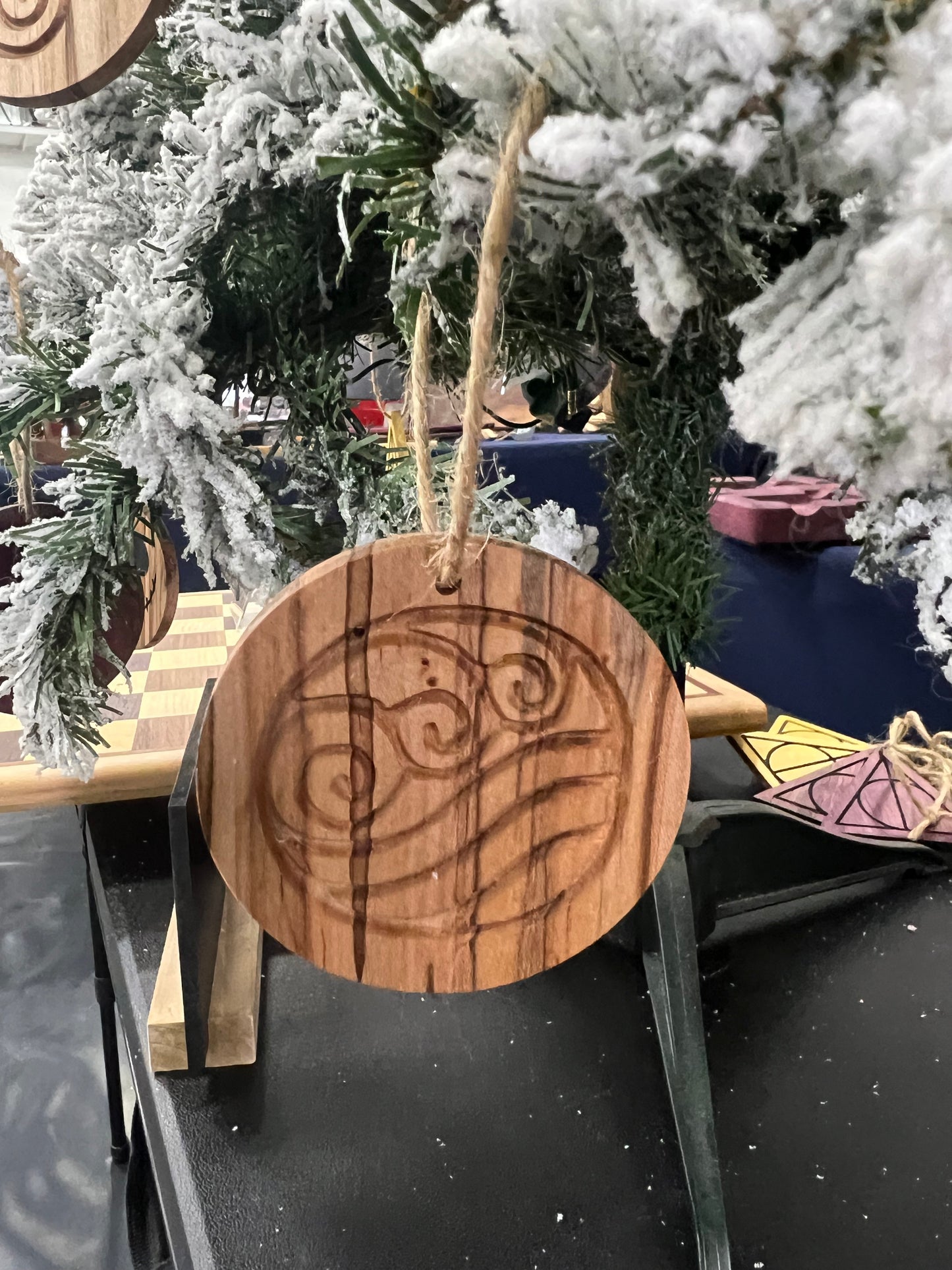 Wooden Holiday Ornaments – Handcrafted & CNC Carved