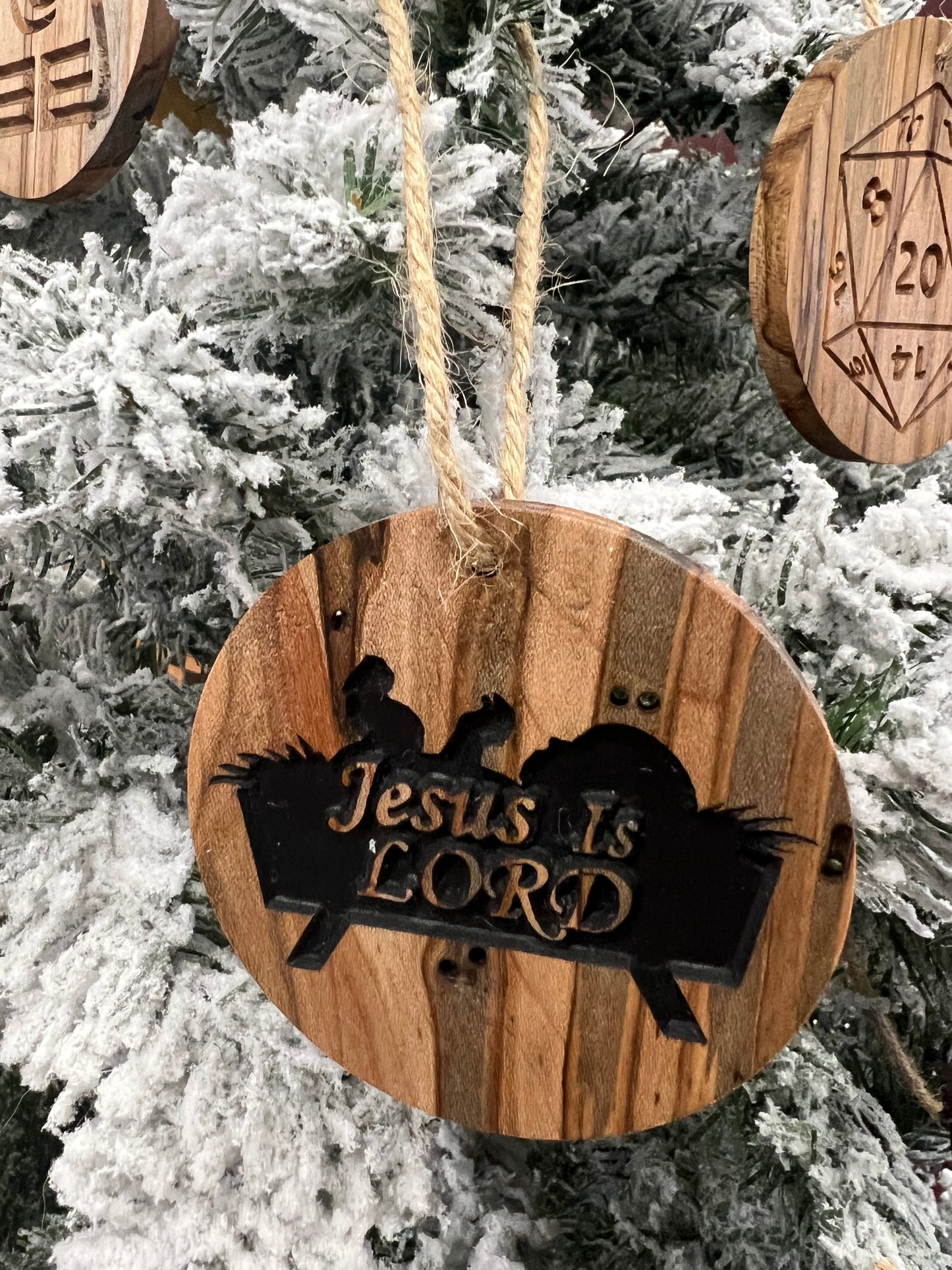 Wooden Holiday Ornaments – Handcrafted & CNC Carved