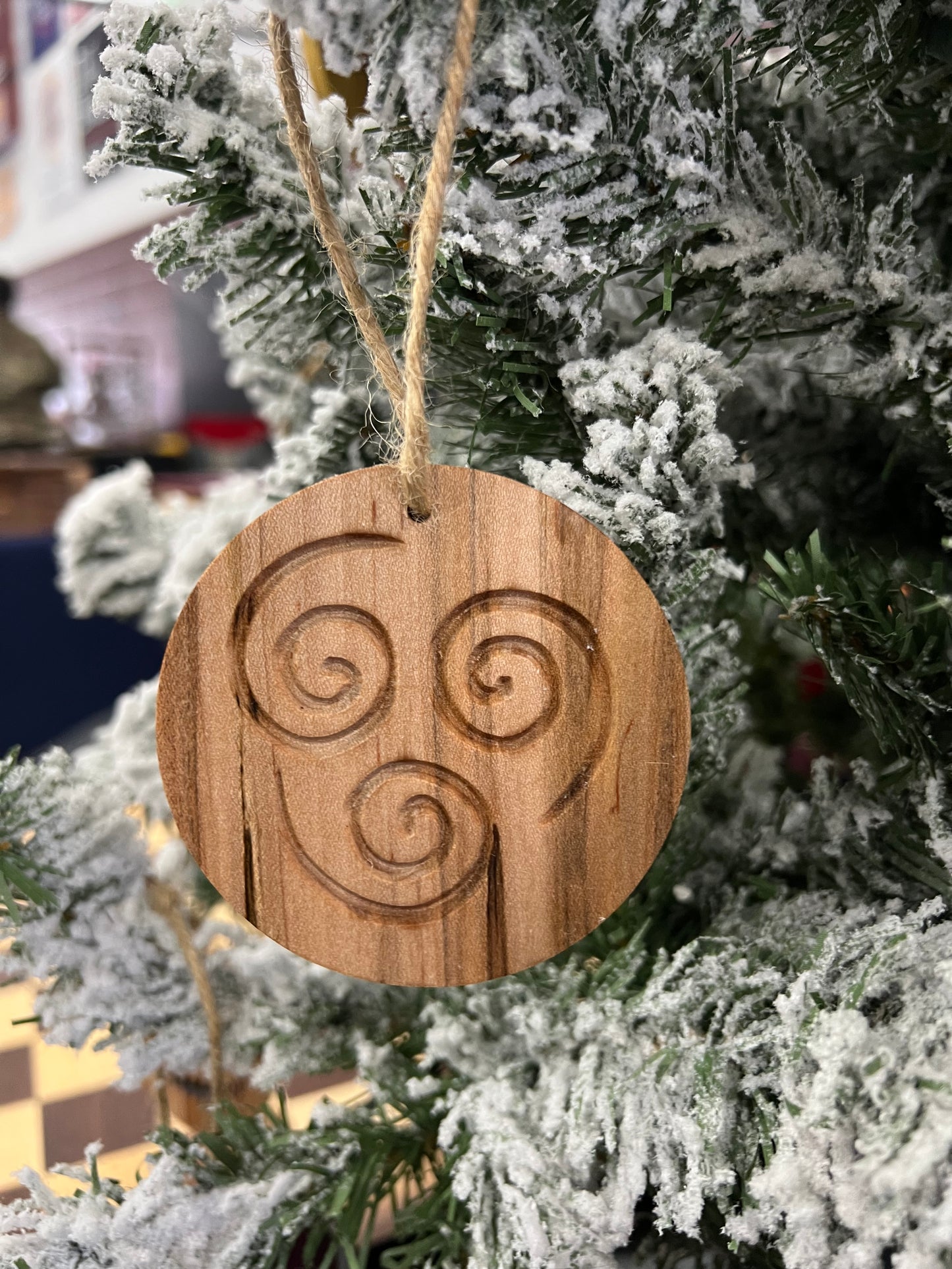 Wooden Holiday Ornaments – Handcrafted & CNC Carved