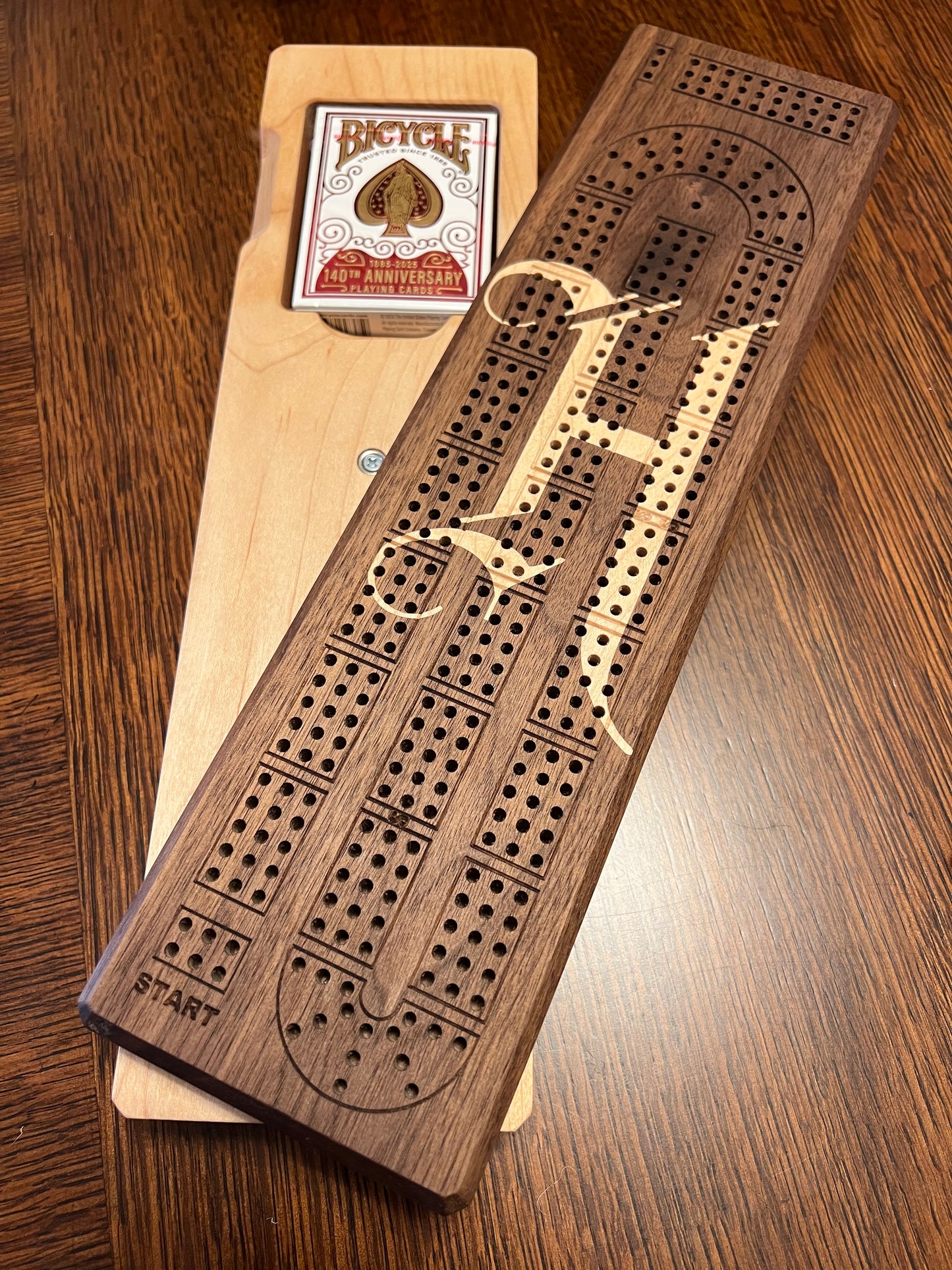 Premium 3-Track Travel Cribbage Board